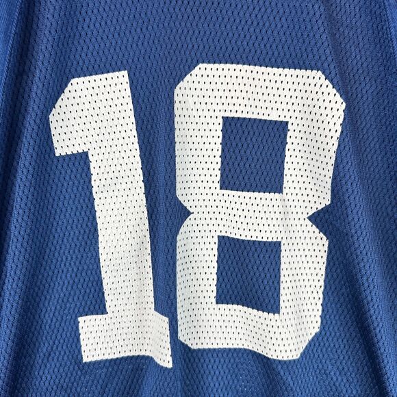 Reebok On Field Indianapolis Colts Nfl 18 Payton Manning Youth Size XL 18/20 - Picture 2 of 8